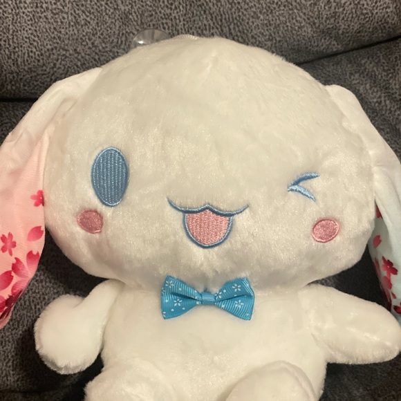 Cherry Blossom Sakura Cinnamoroll Plush (8”) - Picture 2 of 8